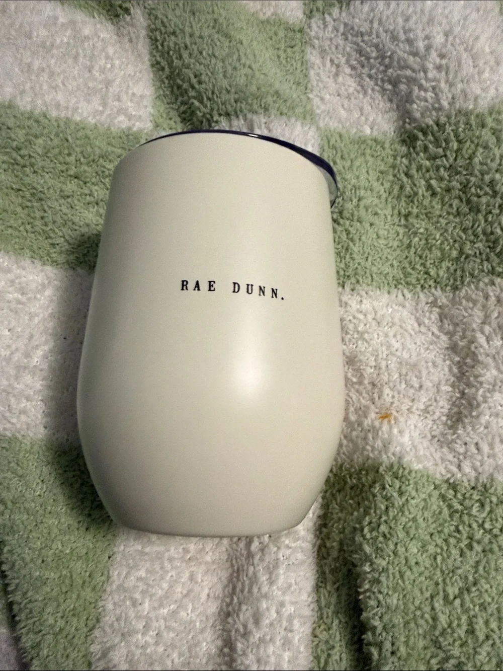 Rae Dunn Soccer Mom Stemless Tumbler - Cream